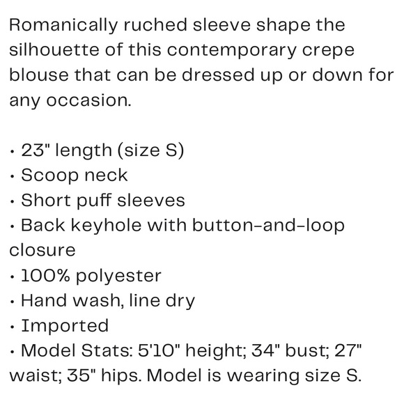 Pleione ruffle sleeve top, medium, black - Picture 6 of 7